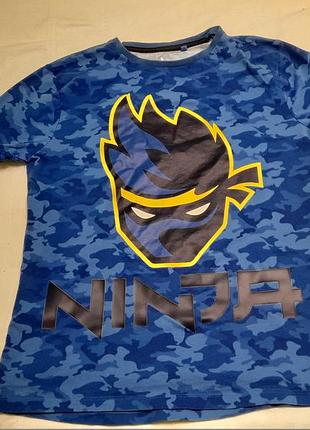 Футболка мілітарі cotton next ninja - 14 років , 164 см