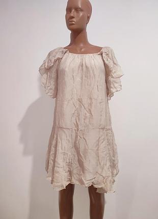 Легкое шелковое платье италия