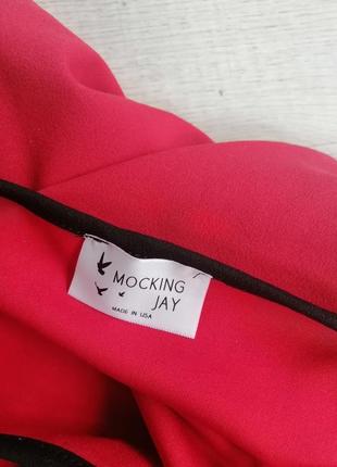 Нарядное платье красное mocking jay  идеальное на новый год  для фотосессии4 фото