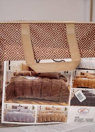 Плюшева постільна білизна шарпей