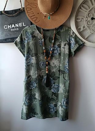 Легкое платье из натуральной ткани. р 48-50. италия