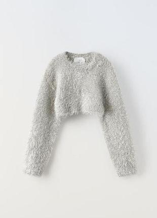 Крутий вкорочений светрик від zara 11-12 років 152 см можна раніше та довше носити