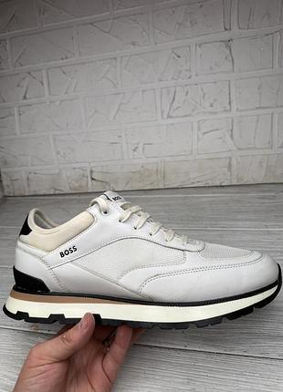 Модные мужские кроссовки boss made in italy 44-45 размер