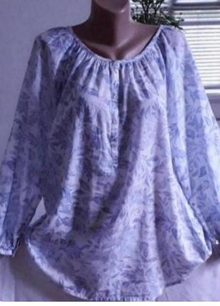 Натуральная блуза 44-46р