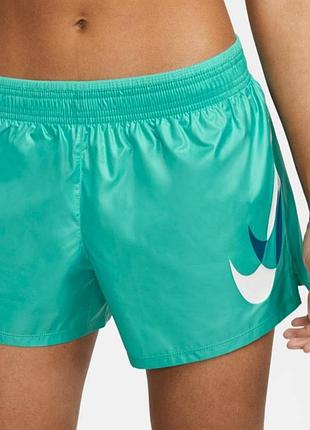 Шорти nike w nk swsh run short dd6831-392 р. m бірюзовий