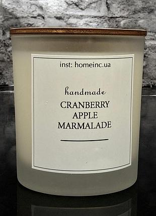 "журавлинно-яблучний мармелад" аромасвічка у склянці 250 мл від homeinc
