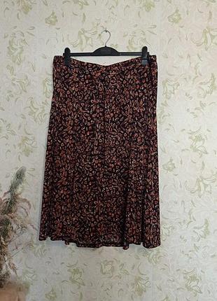 Юбка батал с карманами uk22