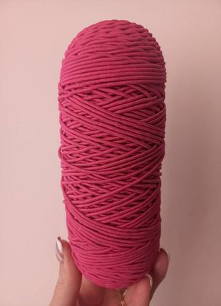 Пряжа, для вязки, округлая пряжа, нитая пряжа, для вязки крючком