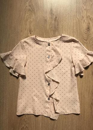 Нежная блуза babytex на рост 122 в состоянии нового