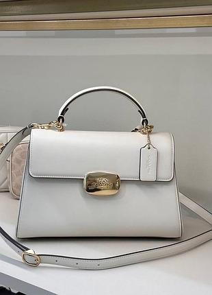 Сумка брендова coach eliza top handle bag шкіра оригінал на подарунок