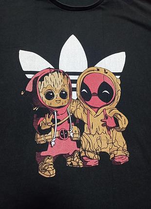 Футболка deadpool groot