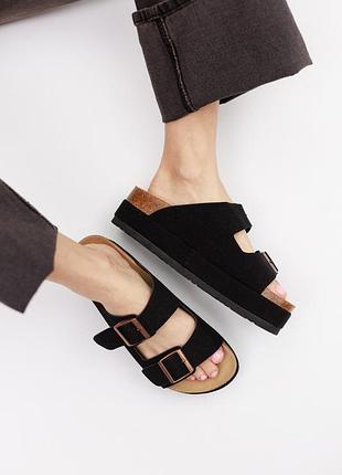 Шлепанцы женские 591800 черные