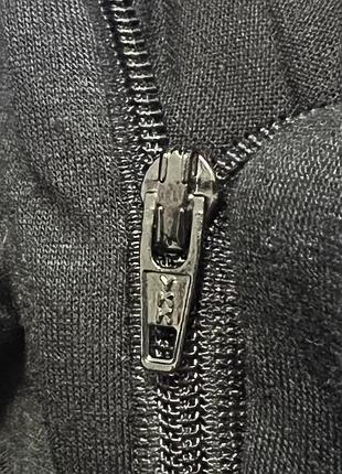 Чоловіча чорна трикотажна сорочка на блискавці classic line by alberto giordami оригінал 41 розмір