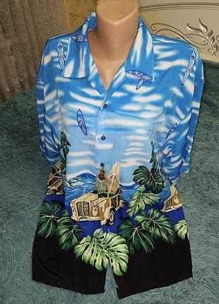 Гавайская рубашка m