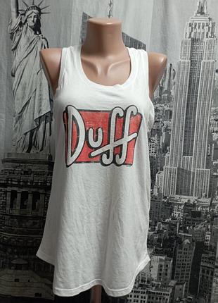 Майка universal studios the simpsons duff beer 3