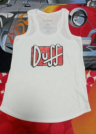 Майка universal studios the simpsons duff beer 5