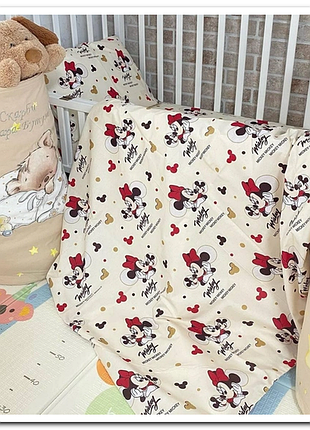 Постельное белье в кроватку с минные маус подружка колики мауса
