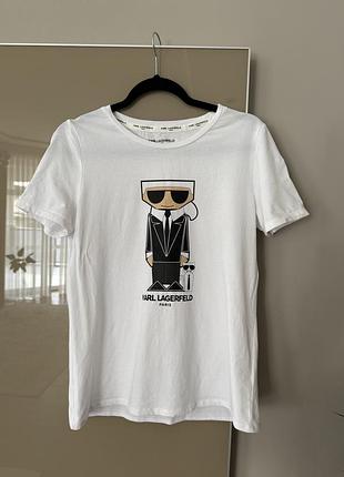 Нова футболка оригінал karl lagerfeld розмір s