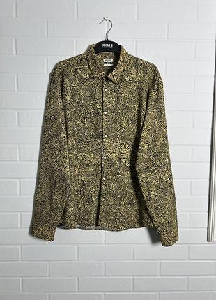 Kenzo чоловіча сорочка бавовна/віскоза розмір 44/17.5 (l-xl)