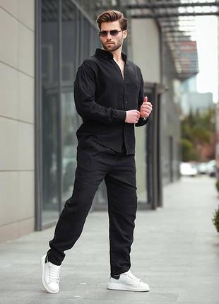 Мужской костюм лен(46-56)