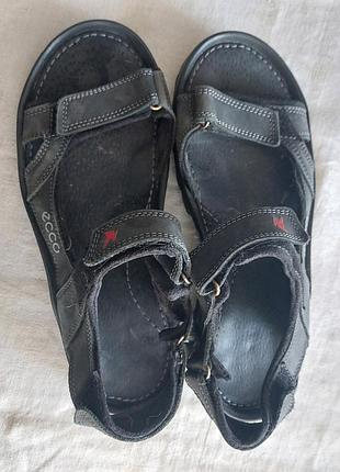 Чоловічі чорні сандалі,  босоніжки ecco,  43-44р-р.