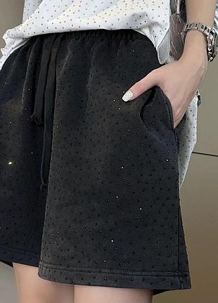 Сяючі шорти в стразах у ст alexander wang