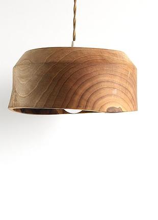 Підвісна люстра з горіха, діаметр 31 см, висота 14 см  (1874)