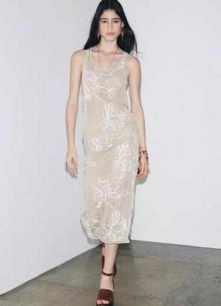 Полупрозрачная юбка с трикотажной структурой