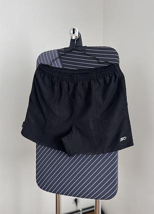 Чорні короткі спортивні шорти reebok