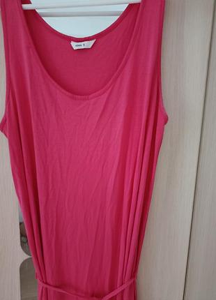 Сукня - майка довга l рожева