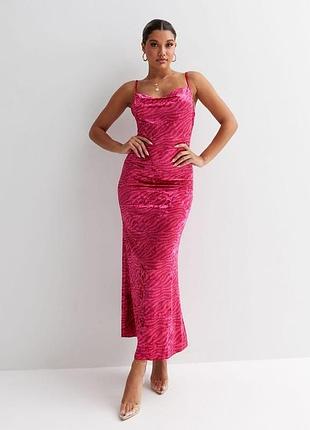 Вискозное платье слип