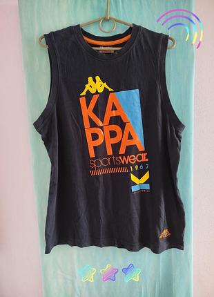 Мужская одежда/ брендовая майка kappa 🌈 46/48 размер,винтажная майка vintage 1967