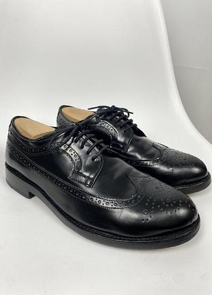 Кожаные туфли броги northern cobbler