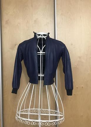 Versace шкіряний бомбер