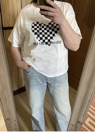 Новая качественная классная футболка 50-52 р