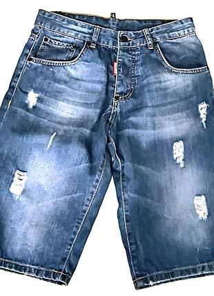Мужские джинсовые брендовые шорты dsquared 2.