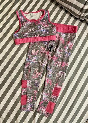 Костюм  топ і лосіни/ лосини на 5-7 років