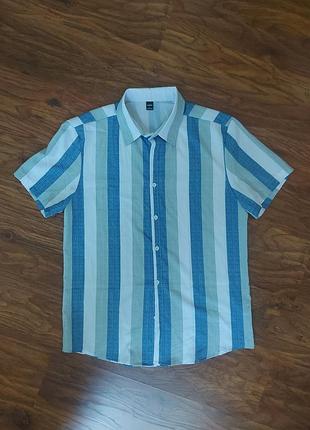 Летняя рубашка с коротким рукавом