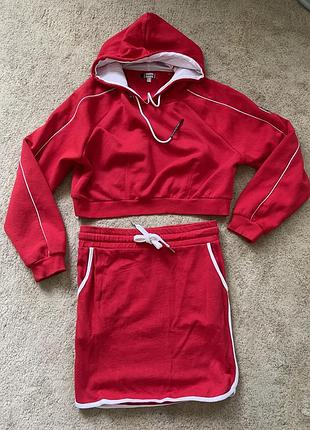 Костюм худі і спідничка від бренду jennyfer