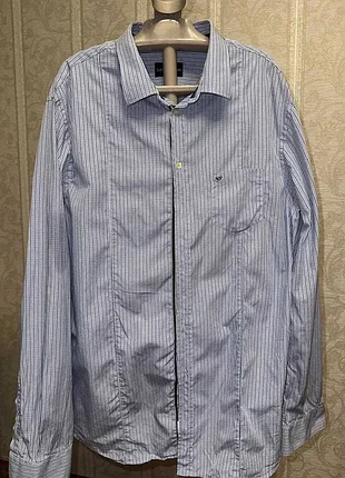 Мужская рубашка emporio armani (м-л)