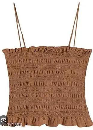 Топ жатка резинка на бретелях батал