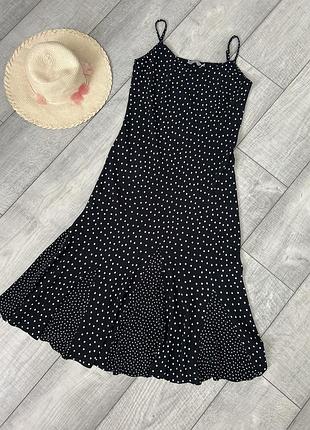 Сарафан в горох міді