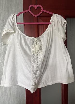 Блузка біла h&m