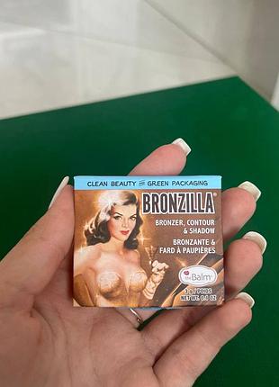 Оригінал thebalm bronzilla bronzer, contour & shadow бронзер для обличчя
