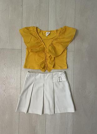 Комплект : спідничка і топ від zara