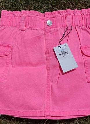Рожева джинсова юбка primark.