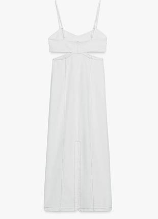 Джинсова сукня zara 8