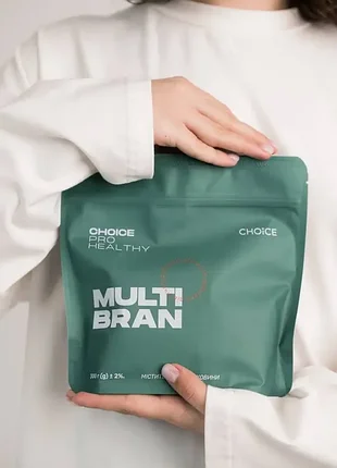 Клітковина - пребіотик - джерело вітамінів, мінералів multi bran pro healthy choice (300 г)