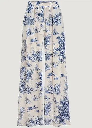 Брюки легкие летние с принтом - хl