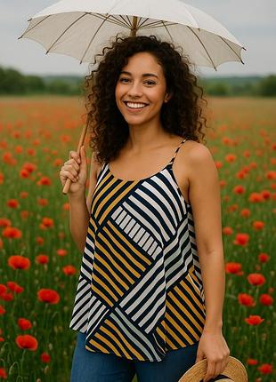 Блузка майка топ размер 3xl (54)